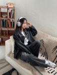 이블렛by제이스타일 [제작/빅사이즈]이블렛 리드엔 프린팅 티셔츠 제이스타일
