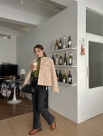 [센디유 노카라 덤블 자켓]