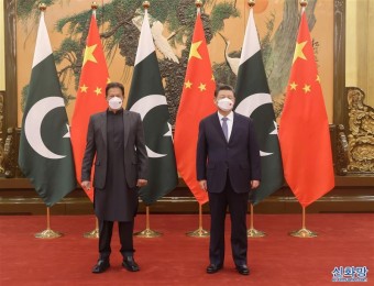 시진핑 주석, 임란 칸 파키스탄 총리와 회담