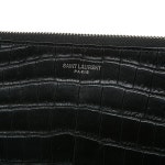 [라벨루쏘] [생로랑파리] 악어 무늬 파우치 530013 DZE0E 1000 - LABELLUSSO [라벨루쏘] [생로랑파리] 악어 무늬 파우치 530013 DZE0E 1000