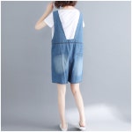 도매꾹 :: 대한민국1위 돈버는 쇼핑 - 도매꾹 [도매꾹] F7340/빈티지스탈 오버핏 멜빵청반바지/빅사이즈가능