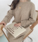 도매꾹 :: 대한민국1위 돈버는 쇼핑 - 도매꾹 [도매꾹] H2900 루즈 라운드 롱니트원피스 롱원피스 니트원피스