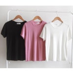 [[LABEL] 하이쥬 하트펀칭 웨이브 데일리 코디좋은 티 [size:F(55~66)]]