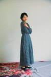 [WUZU STUDIO우주스튜디오]SCARF NECK LONG ONE-PIECE BASIC BLACK [W CONCEPT]