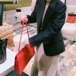런던놀이 ♬ 런던에서 쇼핑하고 놀자  YH[셀린-B-080318-S-02]Celine Soft Clasp Bag Black ,Red M*소프트 클래스프 백*(블랙/레드/미디움)