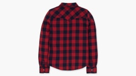  Girls (7-16) Long Sleeve Plaid Western Top [베이비샤워]