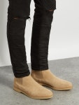  17 S/S 커먼 프로젝트 샌드 브라운 스웨이드 chelsea 첼시 부츠 루플랫  