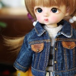 [Child16] 스톤 워싱 데님 자켓 - 블루 - (주) 루츠돌 (주)루츠돌