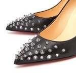 LUXBOY [럭스보이] 스파이키 쉘 1180535 B002 BLACK DK GUN 여자 펌프스