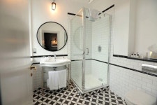 Inside the newly opened Titanic Hotel in Belfast -