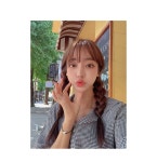 [피치체크세라블라우스] 라일론