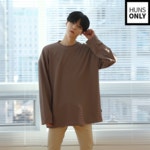 아초 베이직 오버핏 긴팔티 베스트100 훈스 아초 베이직 오버핏 긴팔티