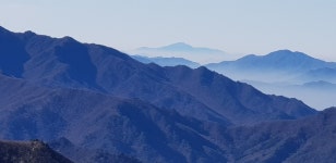 덕유산 산그리메와 라제통문