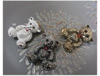 아이스타일24 [CHOCOGEM]스톤 테디베어 브로치