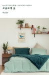 [마리하우스]오슬로의숲 세미 극세사 차렵이불 4color [W CONCEPT]