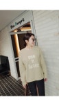 [ 씨유 레터링 맨투맨] 메이블루 [ 씨유 레터링 맨투맨]