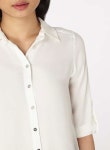 Petite Ivory Roll Sleeve Shirt - View all Petite Clothing - Shop By Fit - Dorothy Perkins Petite Ivory Roll Sleeve Shirt - View... 