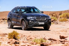 Bmw F26 X 4 스톡 사진 518200714 | iStock Luxury motor car BMW F26 X4 is parked in the Atacama desert.