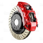 자동차 브레이크 캘리퍼 디스크 및 레드 스톡 사진 468542744 | iStock Automobile braking system. Aeration steel brake disk... 