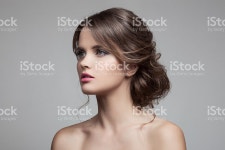 아름다운 금발 여자 헤어스타일 화장 스톡 사진 525805255 | iStock Beautiful Blond Woman. Hairstyle and Make-up.