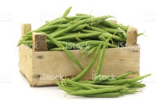 번치 그린 빈을 한 압살했다 이메일함 스톡 사진 176875976 | iStock bunch of green beans in a wooden box on a white background