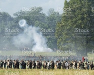 Cannon 흡연합니다 조산대 스톡 사진 458286969 | iStock Ring of smoke from cannon at the reenactment commemorating the 150th...