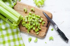 Chopped Celery Stalks stock photo 518908254 | iStock Chopped Celery stalks on a cutting board. Healthy food.
