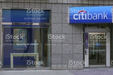씨티은행 스톡 사진 495816845 | iStock A citibank branch in the financial district of San Francisco with...