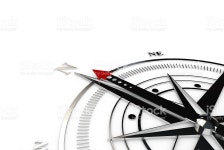 Compass Direction stock photo 479535918 | iStock Realistic 3D render of a silver metal compass. The compass is on a...