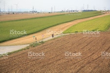 필드 스톡 사진 151539274 | iStock A field with motorbike in the middle of image