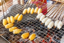 Grilled Sticky Rice Khao Ji 스톡 사진 609713710 | iStock Grilled sticky rice called Khao Ji.