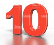 3 Dimentional 레드 넘버스 컬레션 10 스톡 사진 520775465 | iStock 3d red number collection - 10