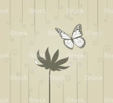 蝶と花 のイラスト素材 95007607 | iStock 蝶と花