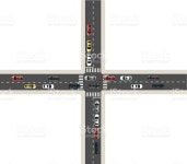Crossroad stock vector art 491702739 | iStock Gradient and transparent effect used.