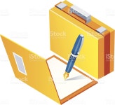 벡터 아이콘크기 파일 및 간략한 사례 일러스트 186412497 | iStock vector icon file and brief case