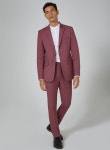 Mauve Skinny Fit Suit - Style & Stuff- TOPMAN
