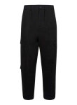 AAA Black Cropped Military Style Trousers - TOPMAN AAA Black Cropped Military Style Trousers 