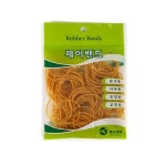 모닝오피스 노랑 고무밴드 7cm 제이 1000 사무용 노랑 고무밴드 70mmX1.3mm 1팩/소포장 고무줄