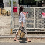 [라탄 포인트 백]