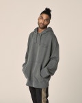 [OVERR오베르]17FW COLDWAR WASHING GRAY HOODIE [W CONCEPT]
