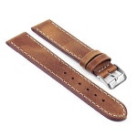 	StrapsCo Rust Vintage Style Leather Watch Band with White Contour Stitching Size 24mm : Watch Accessories - Best Buy Canada... 