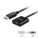 	J&D Gold Plated DisplayPort to VGA Cable Adapter (Adapter, Black) : Cable Jacks & Adapters - Best Buy Canada J&D Gold Plated... 
