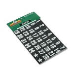 	Magna Visual FH37 Magnetic Board Characters 1h Calendar Dates White On Black 31/Set : Planner Boards & Wall Calendars - Best Buy... 