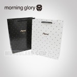 문구랜드 모닝글로리 2000 블랙앤화이트 쇼핑백(240x100x300)