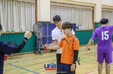 당진시청 테니스팀, 호서중학교에서 재능기부 활동:내외신문 ≪내외신문≫ 당진시청 테니스팀, 호서중학교에서 재능기부 활동