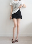 나크21 - [S-2XL] 다리가 길~어 보이는 스커트! 기장선택으로 수선없이 바로 입을 수 있고, 시원한 내장 속바지로 안심하고 입으실 수 있어요