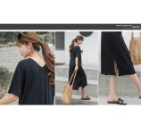 나크21 - [55~99] 아이스 원단! 루즈핏 양브이 원피스 #NAK MADE.