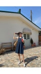 LF스퀘어 공식 온라인몰 [하프클럽/나크21]반팔티셔츠+데님원피스 세트 NK42-O-4_P360394843