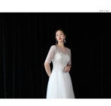 POOM | 리프비즈 A라인 셀프웨딩드레스 (S-6XL) 빅사이즈 리프비즈 A라인 셀프웨딩드레스 (S-6XL) 빅사이즈