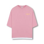 4XR 금룡 금박 레이어드 7부 반팔티 6color - 4XR